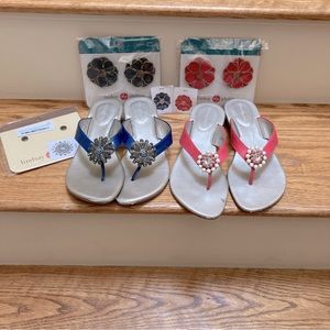 Lindsay Phillips Snap Sandals & Extra Snaps
